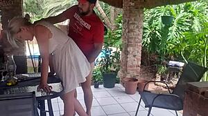 pssy galore69 enjoys a quickie fuck from behind by her brother in law