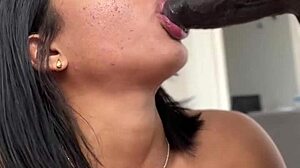 she's sucking her stepbro's big cock so good