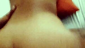 she bends over showing wet tight mexican pussy in doggystyle while husband texts