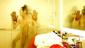 Cheating Wife Takes BBC in Steamy Shower Fuck with Monster Cock