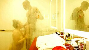 Cheating Wife Takes BBC in Steamy Shower Fuck with Monster Cock