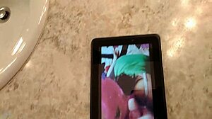 Masked tribute with blowjob and cum for nympho2225