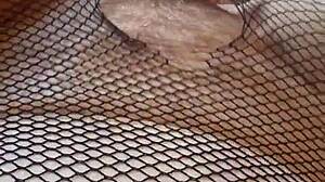 greta teases a mature lady's feet in this sensual fetish session