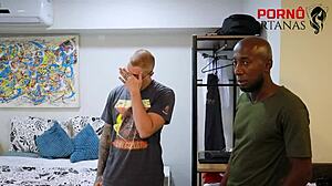 Vitoria And Alexa Moan During Intense Anal Sex