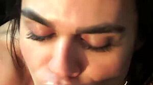 In this personal view, F� Welter passionately sucks the director's big cock in the backstage of ErotikaXXX podcast