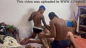 Friend Brings Latina for Anal Party in Bahia