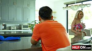 Sexy Big Tit Blonde Teen 18+ Seduces Friend and Drains Him Dry - Katie Morgan Max Fills