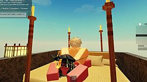 RBLX Ultra gives an intense blowjob outside in the fresh air, sucking hard.