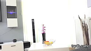 i gave my sweetie a blowjob in pov and she got her pussy plowed hard