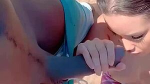 i begged the construction worker to cum inside my ass in public