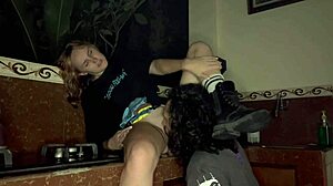 wanna see me bang her hard on the kitchen counter?