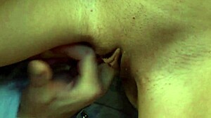 Blonde milf rides big cock hard in tight ass play