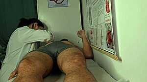 Nurse Watches Patient's Erection with Intense Curiosity