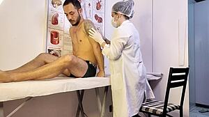 Patient Gets Hard During Exam with Nurse