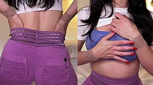 Her meaty pussy lips grip his big dick tight - Ellie Smoke in action