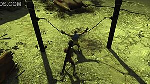 Shemale goddess in Fallout 4 with big cock