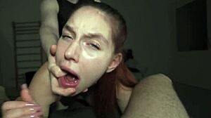 redhead teen craves more than two cocks 😈