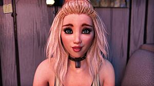 Exciting Game With Cute Girl In 3D Porn Outfit!