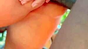 i begged the construction worker to cum inside my ass in public