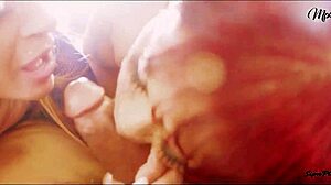 Watch this amazing double blowjob compilation!