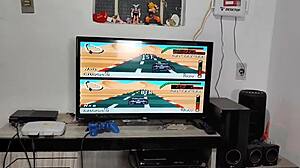 Sofie Lollipop loses video game and deepthroats cock until cumshot