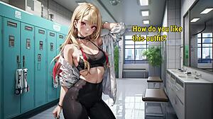 i stroke to marin kitagawa's joi game