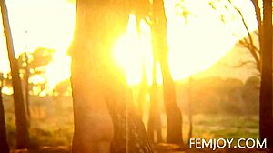 Corinna Poses Nude At Sunset