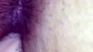 Hot BBW latina girlfriend gets ass fucked with dildo.