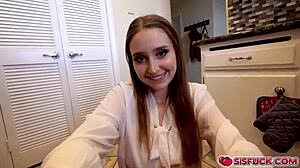 laney grey makes it up to stepbro brad newman