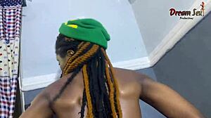 vera is this hot slim babe who really knows how to handle a big monster cock. she takes it deep in her ass for creampie.