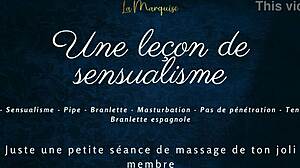 French solo handjob with sensual praises feels so intimate