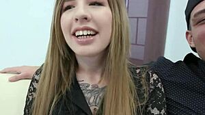 whoa this hot blonde jaclyn jordan gets group banged while her cuck watches 😈🍆