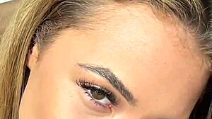 does this petite blonde scream in pov missionary before facial?