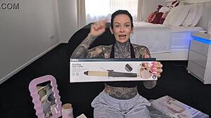 Enjoying A Fun Shopping Trip And Unboxing New Items