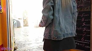 Romantic stroll turns naughty with remote vibrator teasing my pussy