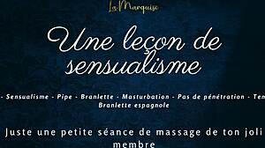 French solo handjob with sensual praises feels so intimate
