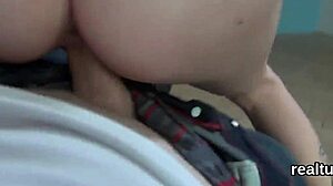 adorable czech teen 18+ gets seduced in shopping centre and fucked hard in pov with clothes ripped.