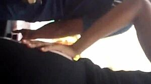 Ebony Ass Folding Candidly