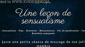 French solo handjob with sensual praises feels so intimate