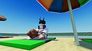 special beach day with curves