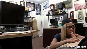 Woman Fucks For Ring At Pawn Shop