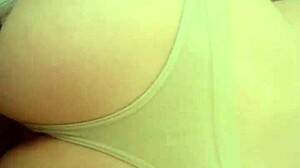 Veronica Martin slips off thong for intense FUCKING with ass and panties in play