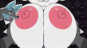 Female Cinderace Titty Fucks With Passion