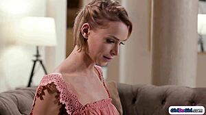 stepmom teach stepteen 18+ how to masturbate with big tits