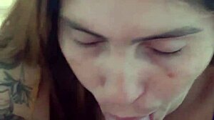 after the redhead told me her desires, i covered her face with cum