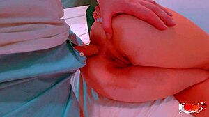 fuck mother in law by ass with anal creampie pov riding