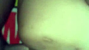 Fat ass ebony pussy creampie from monster cock