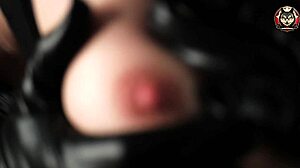 Hot milf in fishnets, ready for action!