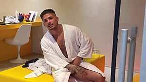 Damn, hubby left and I just had to bang his wife, ya get me? Her Latina ass took double penetration like a pro!