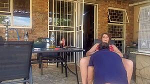 Friend's wife cheats with muff diving